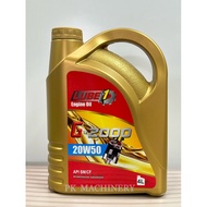 4 LITER LUBE 1 ENGINE OIL SAE 20W50 API SM/CF G-2000 PREMIUM QUALITY