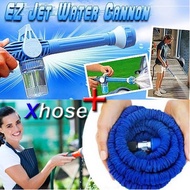 Jet Water Gun Cannon 8 Adjustable Nozzles Liquid Dispenser + Expendable X-Hose