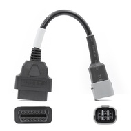 For Suzuki 6 Pin OBD2 Connector Motorcycle Diagnostic Extension Cable 6 To 16 Pin Adapter OBD 2 Exte
