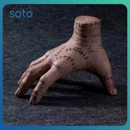 ♫ Wednesday Addams Cosplay Model Hand Addams Family Halloween Party Costume Props Scary Prank Toy