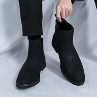 NUDANLAI | Giày Chelsea Mô Tô Phong Cách Retro Ấm Áp