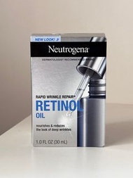現貨 Neutrogena Rapid Wrinkle Repair Retinol Oil 30ml 露得清 維A醇 快速修復抗皺視黃醇面部精華油
