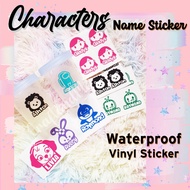 [READY STOCK] NAME STICKER KIDS NAME LABEL DECAL VINYL CUSTOMISED NAME STICKER PERSONALISED NAME STICKER CHRISTMAS GIFT