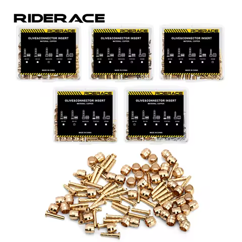 50 Set Bicycle Brake Olive Alloy Bike Hydraulic Disc Brake Needle Olive Connect Inserts For SHIMANO 