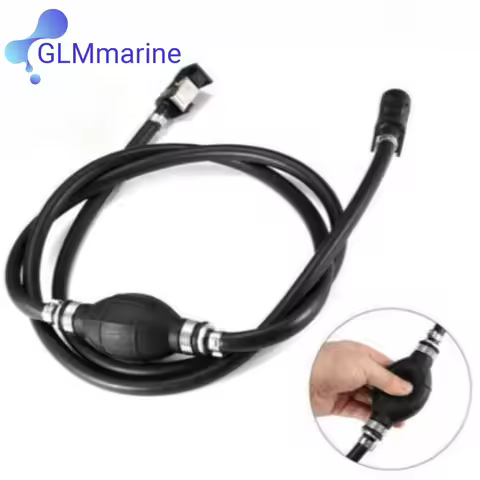 For 5/16 " Yamaha Outboard Boat Motor Fuel Line Hose with Primer Bulb and Connectors 6Y1-24306-55 61