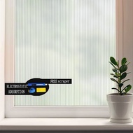 Frosted Glass Window Film Sun Blocking Non Adhesive Heat Blocker Static Window Clings Opaque Decorat