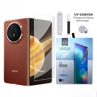 Honor Magic V5 V3 V2 VS / X9c / 5 Pro / 4 Pro / X9b X9a 5G / 70 / 50  UV Liquid Glue 9H Tempered Gla