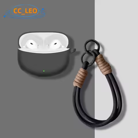 for VIVO Buds Case Cute Lanyard VIVO TWS 3E Silicone Soft Case Suitable for VIVO Buds Shockproof She