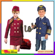 Pilot / Air Hostess Stewardess Occupation Costume for Kids