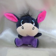 10cm Cartoon Eeyore Plush Toy Keychain Soft Toy Stuffed Doll Disney