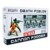 Wargames Atlantic Death Fields - Cannon Fodder (30 Figures) Multi-Part Hard Plastic (HIGH Impact POL
