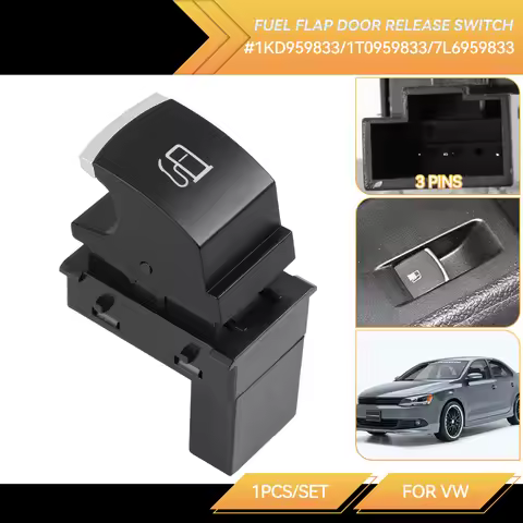For VW Golf MK5 Jetta 5 Touran Rabbit Fuel Tank Door Release Control Switch Oil Gas Cap Key Button 7