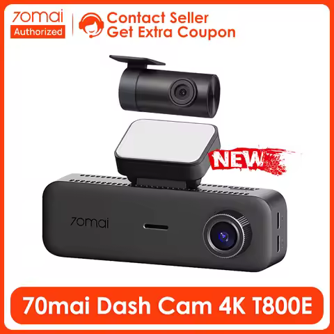 70mai 3 Channel 4K Dash Cam T800E-1 Set