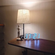 六本木 - (藍光) 創意品味 USB掛牆/坐枱LED跳字鬧鐘