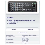 martin roland/soundcraft karaoke amplifer 1 year warranty usa retail $259