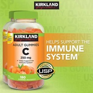[🇺🇸美國直送] Kirkland Signature 成人維他命C 250mg 軟糖 (共 2 支)