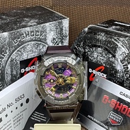 Casio G-Shock GM-110CL-6A Purple Resin World time Stopwatch Alarm Men's Watch