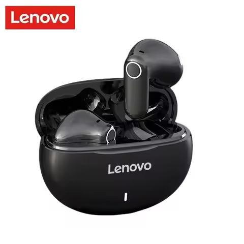 Lenovo NE105 Wireless Headset Bluetooth 5.3 TWS Headset HD Music Noise Cancellation Headphones In-Ea