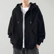 Zipper Hooded Sweatshirt Sweatshirt Men's Spring Hooded Sweatshirt Men's Top Loose Zipper Hoodie Men