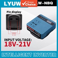 LYUWO 18V Lithium Battery To 220V Smart Inverter LW-NBQ-NB Compatible With Makita BL18 Series Portab