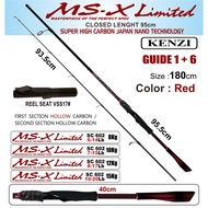 KENZI MS-X LIMITED 602 Hollow Carbon Fishing Rod 6-14lbs 7-15lbs 8-17lbs 10-20lbs