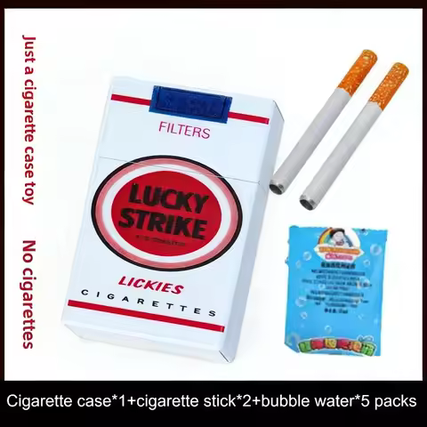 Ins Decompression Plastic Cigarette Box Blowing Bubble Artifact Fun Bubble Adult Office Venting Arti