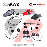ASMAX Intercom 2nd Helmet Kit - F1 Pro