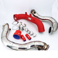 FOR N54 3.0T E82 E88 E90 E92 E8X E9X 135i 335i Intake Turbo charge pipe Cooling kit  3'' Catless Dow
