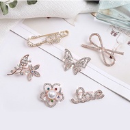 Julliette BROS HIJAB Sparkling Brooch Clothes and JILBAB Accessories flower chest Wanita