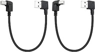 90 Degree Short USB Printer Cable 25CM Left Angle USB 2.0 Type A Male to Left and Right Angle B Male