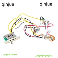 QINJUE Guitar Wiring Harness​, ​5-Way Toggle Switch​ 2 Tone 1 Volume ​5-Way Switch Harness​, ​500K P