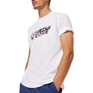 Oakley Oakley Oakley Men's White Letter T-Shirt 4