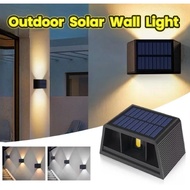 Solar Light Adjustable Wall Light Outdoor Lighting Waterproof Lampu Dinding LED Wall Lamp for Garden