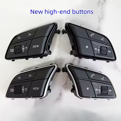 Multifunctional original steering wheel buttons with heating For Audi A3 8Y 8V A4 B8 B9 A5 A6 C7 C8 
