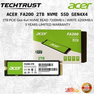 ACER FA200 NVMe SSD Gen4x4 2TB Read:7200 MB/s Write:6200 MB/s