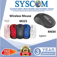 Logitech Wireless Mouse Silent Touch M221 / M650 Signature (with Bluetooth)