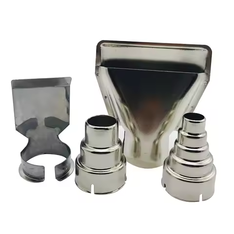 4Pcs Heat Gun Air Nozzles Electric Kit Accessories Industrial Tools Shrink Wrap Heat Gun Nozzles Hot