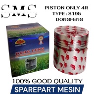 MESIN Piston Only 4Ring S195 Dongfeng 100% ORIGINAL Piston Piston S-195 Diesel Engine DF 4 Ring Orig