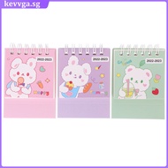 Year of The Rabbit Mini Desk Calendar Wall Calendars Small 2022 Desktop Table Month Office Cute 2023 Monthly for Kids  kevvga