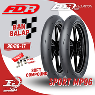 (FREE PENTIL) BAN LUAR FDR CHAMPION SPORT MP 96 (90/80-117) RING 17 / -17 BAN BEBEK TUBELESS MP96 / 