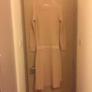 （購自日本）（包順豐站）31 sons de mode  全新連吊牌淺粉紅色冷裙原價¥11000 Knit Dress