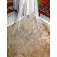 EMBROIDERED VEIL MUTIARA HOTFIX sequin embroidery veil wedding veil bride