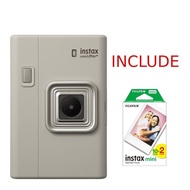 FUJIFILM INSTAX MINI LIPLAY+ SAND BEIGE MINI LIPLAY/ INCLUDES PAPER