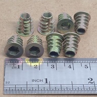 10 PCS MUR NANAS M6 X 13 MM OD MUR TANAM M6X13 MM OD MUR KNOCKDOWN M6 X 13 MM OD MUR FURNITURE M6X13
