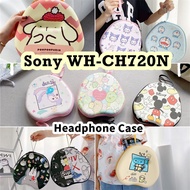 【imamura】 For Sony WH-CH720N Headphone Case Cartoon Cute Headset Earpads Storage Bag Casing Box