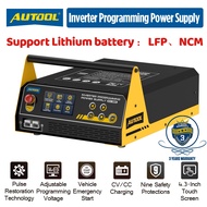 AUTOOL EM385 400A Inverter Programming Power Supply 12V Battey Charger Car Jump Starter Regulator Vo