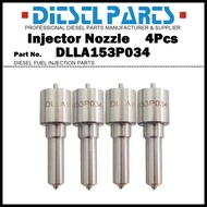 4Pcs Diesel Fuel Injector Nozzle Tips DLLA153P034 F019121034 for Foton Alpha ISUZU 4JB1T 1049C / F01