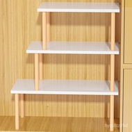 Wardrobe Wooden Shelf Double-Layer Cabinet inside Frame Partition Solid Wood Layered Artifact Cupboard Cabinet Shelf Dor