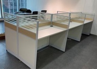 辦公室屏風 隔斷屏風 辦公隔斷 多人隔斷 布面板屏風 磨砂屏風 固定式辦公隔斷 屏風工作位 組合式辦公卡位 獨立式辦公隔間【立方傢俬】專營買賣二手辦公室傢俬 香港全域服務