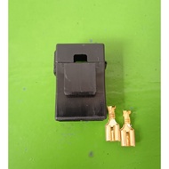 BLACK 2 PIN FUSE BOX SOCKET 2 pin socket connector